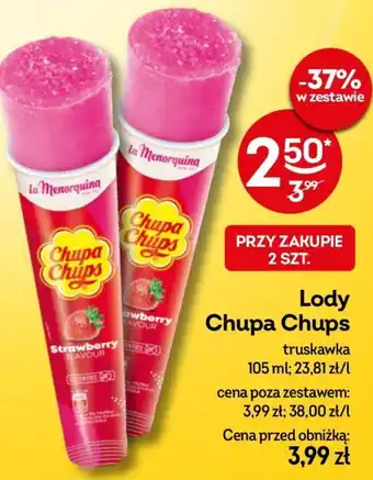 Żabka Lody Chupa Chups truskawka oferta