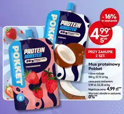 Żabka Mus proteinowy Pokket oferta