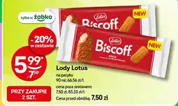 Żabka Lody Lotus na patyku oferta