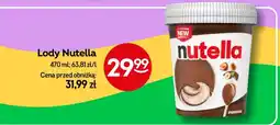 Żabka Lody Nutella oferta