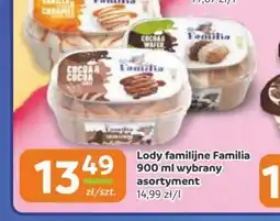 Gama Lody familijne Familia oferta