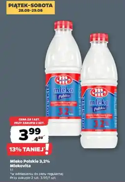 Netto Mleko Polskie 3,2% Mlekovita oferta