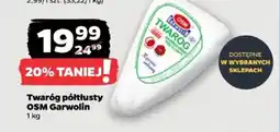 Netto Twaróg półtłusty OSM Garwolin oferta