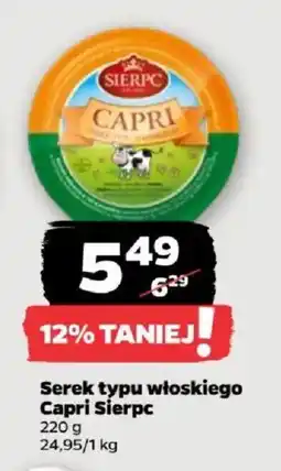Netto Serek typu włoskiego Capri Sierpc oferta