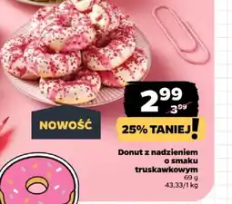 Netto Donut z nadzieniem o smaku truskawkowym oferta