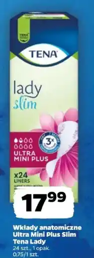 Netto Wkłady anatomiczne Ultra Mini Plus Slim Tena Lady oferta