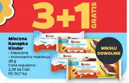 Netto Mleczna Kanapka Kinder oferta