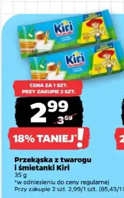 Netto Przekąska z twarogu i śmietanki Kiri oferta