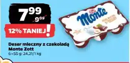 Netto Deser mleczny z czekoladą Monte Zott oferta
