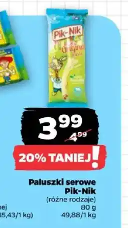 Netto Paluszki serowe Pik-Nik oferta