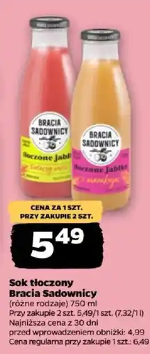Netto Sok tłoczony Bracia Sadownicy oferta