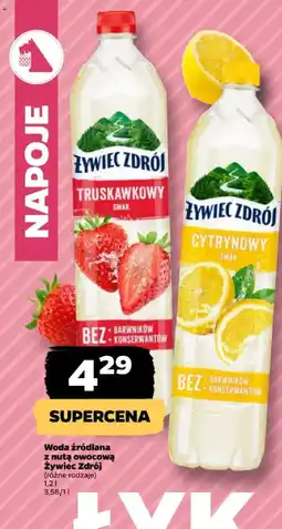 Netto Woda źródlana z nutą owocową Żywic Zdrój oferta