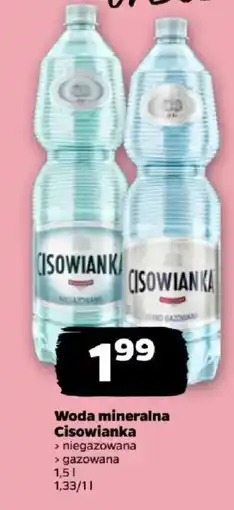 Netto Woda mineralna Cisowianka oferta