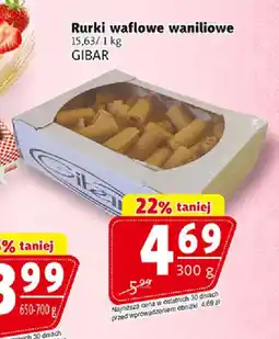 Prim Market Rurki waflowe waniliowe GIBAR oferta