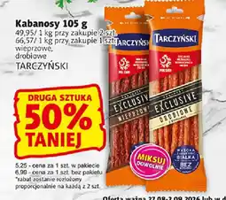 Prim Market Kabanosy wieprzowe drobiowe TARCZYŃSKI oferta
