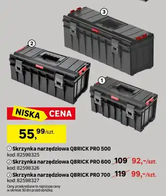 Skrzynka narzędziowa QBRICK PRO 500
