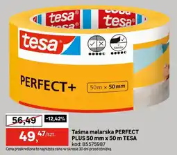 Leroy Merlin Taśma malarska PERFECT PLUS 50 mm TESA oferta