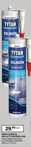 Leroy Merlin Silikon sanitarny TYTAN EURO-LINE oferta
