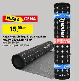 Leroy Merlin Papa wierzchniego krycia NEXLER MIX PV250 S52H oferta