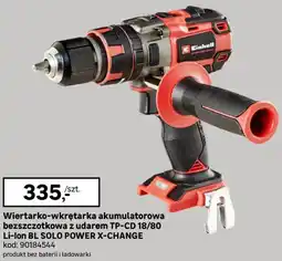 Leroy Merlin Wiertarko-wkrętarka akumulatorowa bezszczotkowa z udarem TP-CD 18/80 Li-Ion BL SOLO POWER X-CHANGE oferta