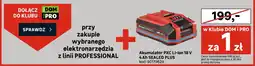 Leroy Merlin Akumulator PXC Li-ion 18 V 4 Ah Sealed plus oferta