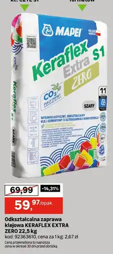 Leroy Merlin Odkształcalna zaprawa klejowa Keraflex extra zero oferta