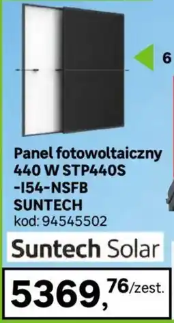 Leroy Merlin Panel fotowoltaiczny 440 W STP440S -154-NSFB suntech oferta