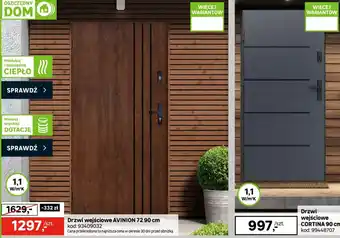 Leroy Merlin Drzwi wejściowe AVINION oferta