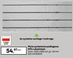 Leroy Merlin Płyta systemowa podłogowa EPS z aluminium oferta