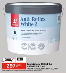 Leroy Merlin Emulsja biała TIKKURILA ANTI-REFLEX oferta