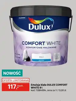 Leroy Merlin Emulsja biała DULUX COMFORT WHITE oferta