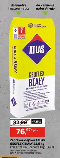 Leroy Merlin Zaprawa klejowa ATLAS GEOFLEX BIAŁY oferta