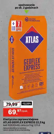 Leroy Merlin Elastyczna zaprawa klejowa ATLAS GEOFLEX EXPRESS oferta
