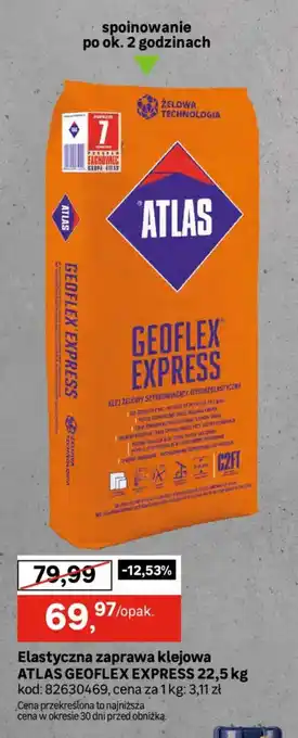 Leroy Merlin Elastyczna zaprawa klejowa ATLAS GEOFLEX EXPRESS oferta