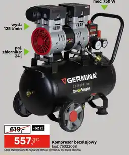 Leroy Merlin Kompresor bezolejowy GERMINA Collection TourdePologne oferta