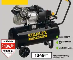 Leroy Merlin Kompresor olejowy Stanley Fatmax oferta