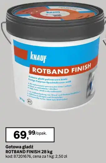 Gotowa gładź ROTBAND FINISH
