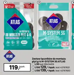 Leroy Merlin Zestaw łączników do montażu płyt g-k M-SYSTEM 3G ATLAS oferta