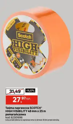 Leroy Merlin Taśma naprawcza SCOTCH HIGH VISIBILITY pomarańczowa oferta