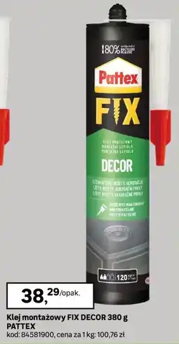 Leroy Merlin Klej montażowy FIX DECOR oferta