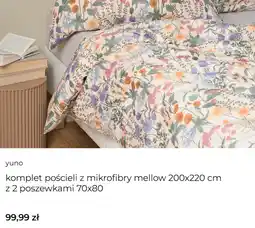 Home&You yuno komplet pościeli z mikrofibry mellow 200x220 cm z 2 poszewkami 70x80 oferta
