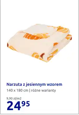 Action Narzuta z jesiennym wzorem 140 x 180 cm oferta