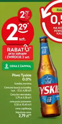 Żabka Piwo bezalkoholowe Tyskie oferta