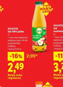 Lidl Sok Solevita oferta