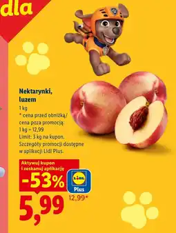 Lidl Nektarynki Plus-Plus oferta