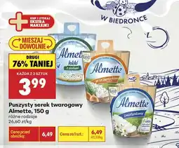 Biedronka Serek twarogowy Almette oferta