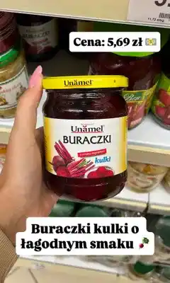 Dino Buraczki kulki Unamel o smaku łagodnym oferta
