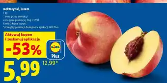 Lidl Nektarynki oferta