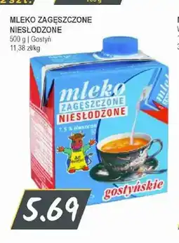 Słoneczko Mleko zagęszczone niesłodzone Gostyń oferta