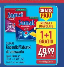 ALDI Kapsułki do zmywarki Somat oferta